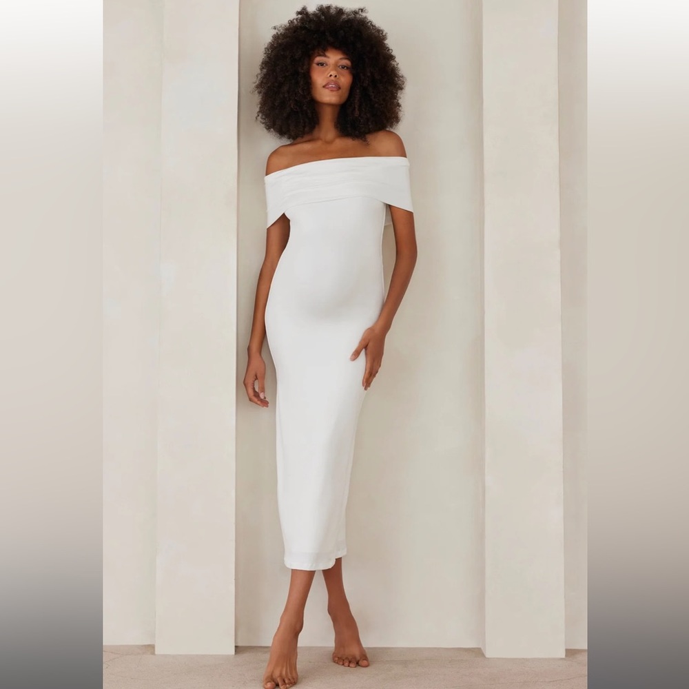 Bumpsuit - The Bianca Dress - White